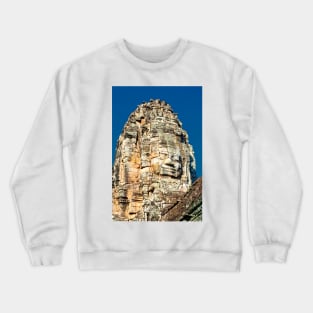 Angelic Face Tower, Angkor Thom Crewneck Sweatshirt